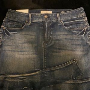 Jessica Simpson blue jean skirt